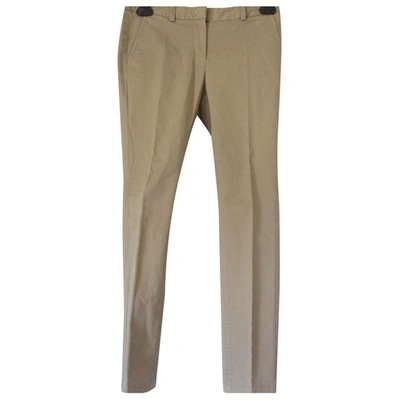 Pre-owned Tommy Hilfiger Straight Pants In Brown