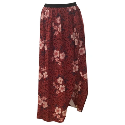 Pre-owned Zadig & Voltaire Silk Maxi Skirt In Other