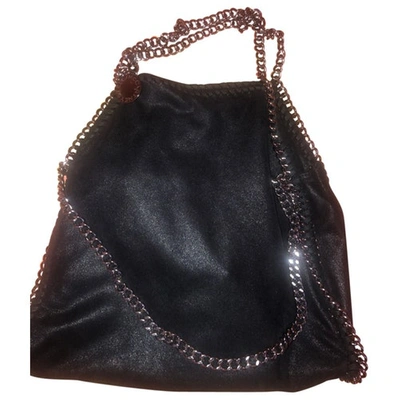 Pre-owned Stella Mccartney Falabella Cloth Handbag In Black
