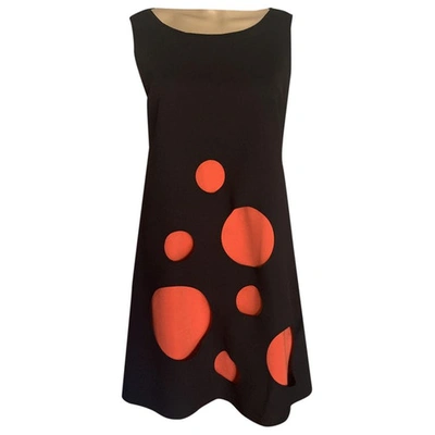 Pre-owned Moschino Cheap And Chic Mini Dress In Black