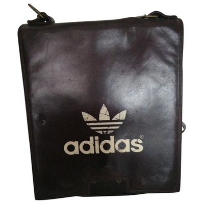 Pre-owned Adidas Originals Brown Leather Bag