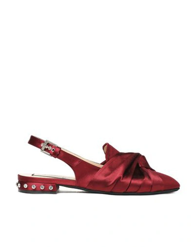 N°21 Loafers In Maroon