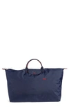 Longchamp Extra Large Le Pliage Club Travel Tote In Navy