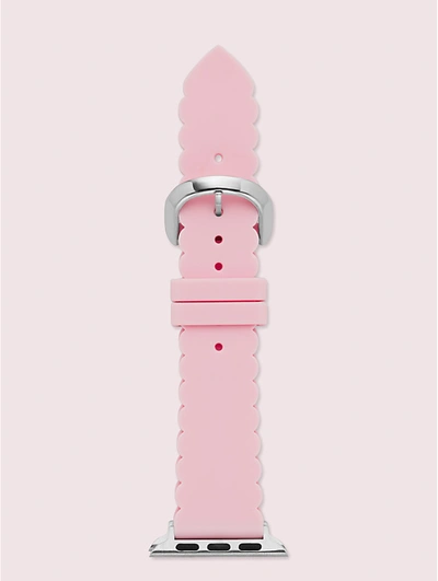 Kate Spade Pink Scallop Silicone 38/40mm Band For Apple Watch® In Pink