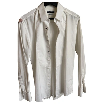 Pre-owned Dolce & Gabbana Shirt In White