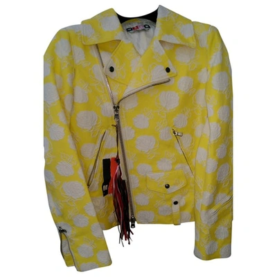 Pre-owned Msgm Short Waistcoat In Yellow