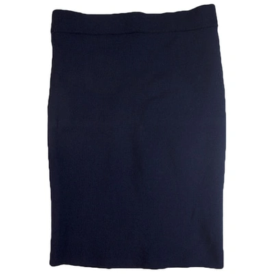 Pre-owned Alexander Wang T Mini Skirt In Blue