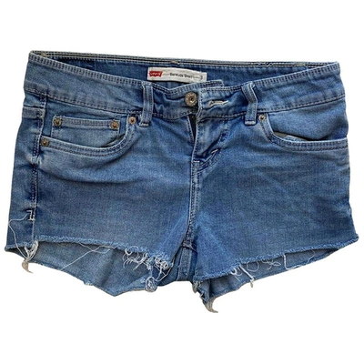Pre-owned Levi's Short Jeans In Blue