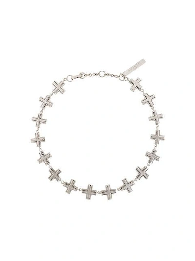 Givenchy Multi Cross Choker Necklace