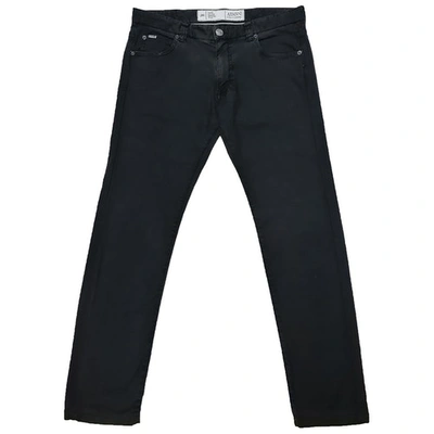 Pre-owned Armani Collezioni Grey Cotton Jeans