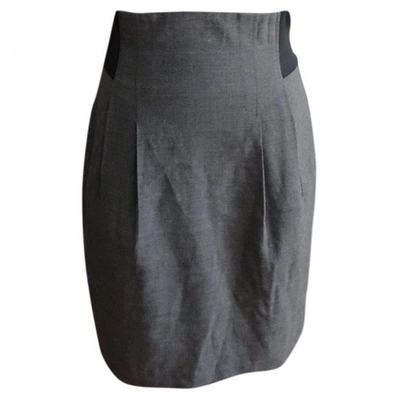 Pre-owned Bcbg Max Azria Mini Skirt In Grey