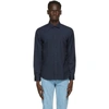 Burberry Sherwood Shirt In Dark Blue