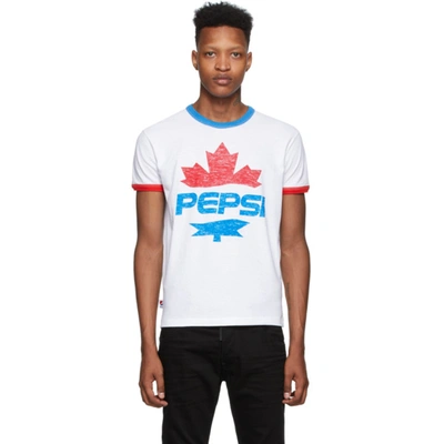 Dsquared2 X Pepsi T-shirt Colour: White