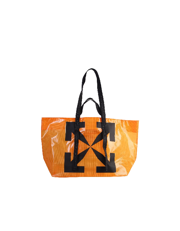 orange off white bag
