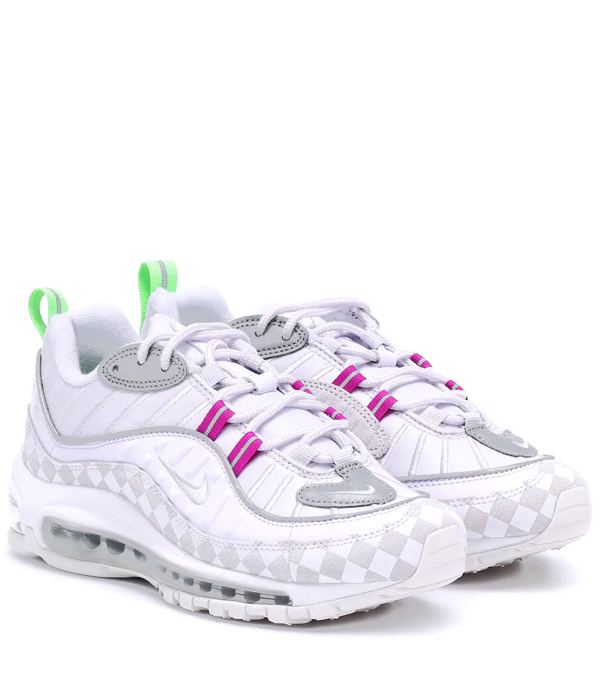 Nike Air Max 98 Barely Grape Sneakers In White | ModeSens