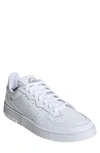 Adidas Originals Supercourt Leather Trainers 6-9 Years In Ftwr White/ Core Black