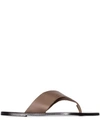 Atp Atelier Women's Merine Leather Sandals In Brown