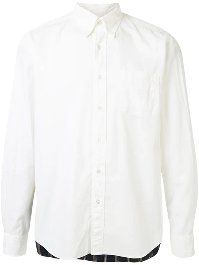 Sophnet Patchwork Buttoned Shirt In White