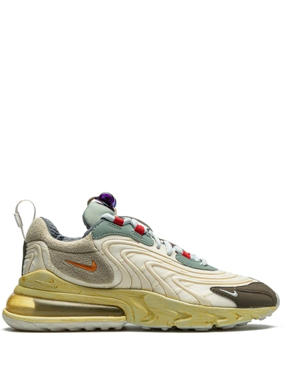 Nike X Travis Scott Air Max 270 React "cactus Trails" Sneakers In Beige