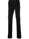 Z Zegna Mid-rise Slim Leg Jeans In Black