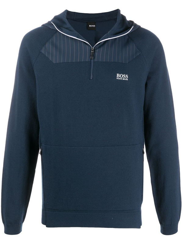 hugo boss half zip sweater