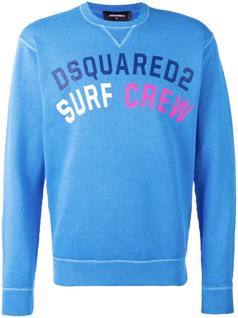 dsquared2 surf crew sweatshirt