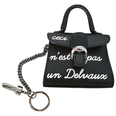 Pre-owned Delvaux Black Leather Bag Charms