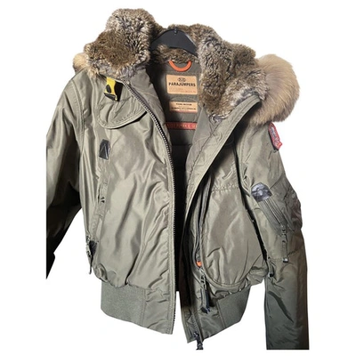 Pre-owned Parajumpers Biker Jacket In Khaki