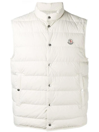 Moncler Classic Padded Gilet - Neutrals