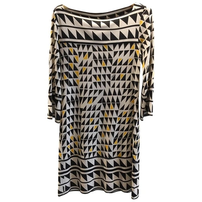 Pre-owned Diane Von Furstenberg Silk Dress In Multicolour