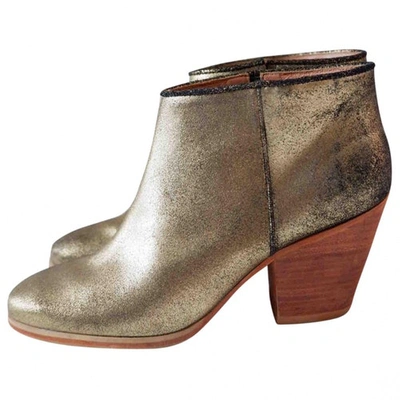 Pre-owned Rachel Comey Leather Boots In Gold