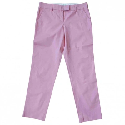 Pre-owned M Missoni Straight Pants In Pink