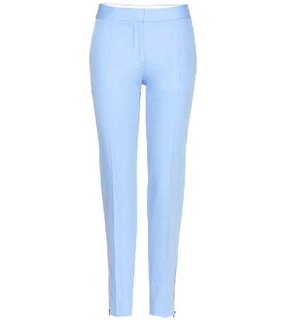 Stella Mccartney Wool Trousers In Blue