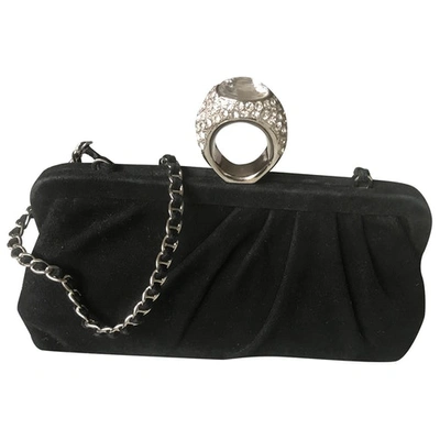 Pre-owned Moschino Cheap And Chic Clutch Bag In Black