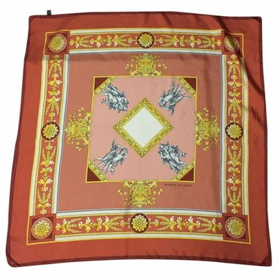 Pre-owned Pierre Balmain Multicolour Silk Silk Handkerchief