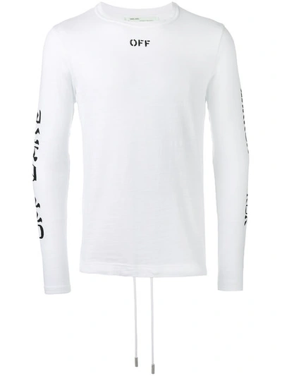 Off-white Logo Print Sweatshirt | ModeSens