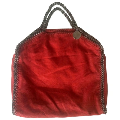 Pre-owned Stella Mccartney Falabella Cloth Bag In Red