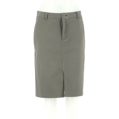 Pre-owned Burberry Skirt In Grey