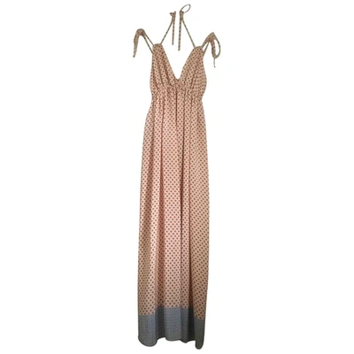 Pre-owned Pablo Silk Maxi Dress In Multicolour