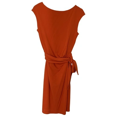 Pre-owned Lauren Ralph Lauren Dress In Orange