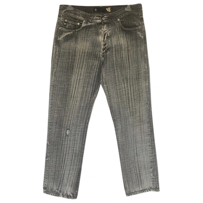 Pre-owned Guess Straight Jeans In Grey