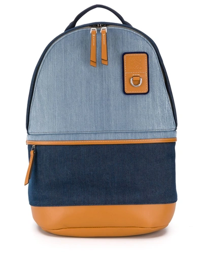 Loewe Small Colour-block Backpack In Multicolor