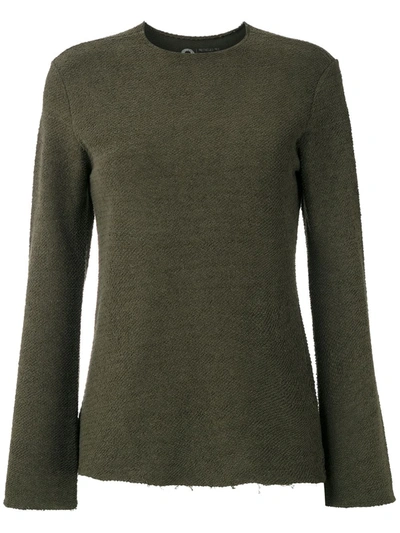 Osklen Raw Cut Jumper In Green