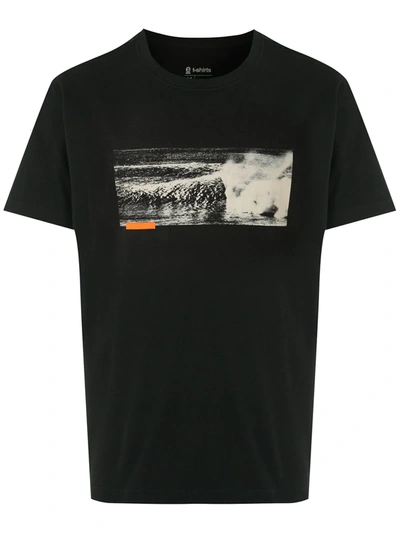 Osklen Wave Print T-shirt In Black