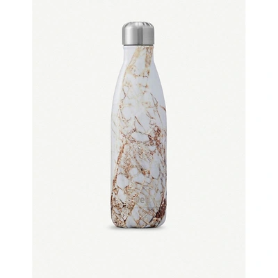 S'well Elements Collection Calacatta Gold 25-ounce Insulated Stainless Steel Water Bottle In Gold