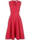 Casasola Red Women's Knit Sleeveless Dress