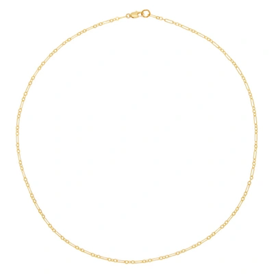 Laura Lombardi Gold Essential Chain Necklace In Brass