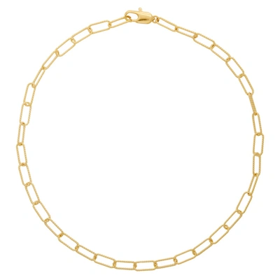 Laura Lombardi Gold Rosa Chain Necklace In Brass