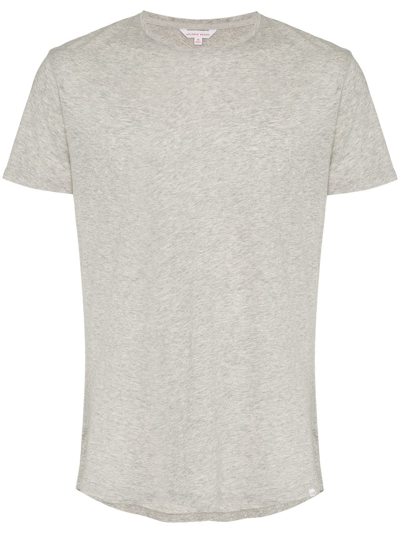 Orlebar Brown Tommy Crewneck Short-sleeve T-shirt, Grey In Grey