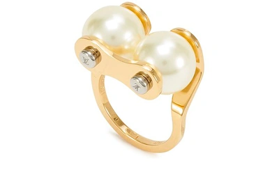 Louis Vuitton Lv Speedy Pearls Ring In Dore | ModeSens